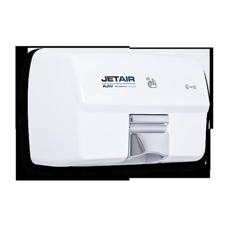 Ajw AJW U1525EA-230V Automatic 230 Volt Hand Dryer; White Powder Coat U1525EA-230V